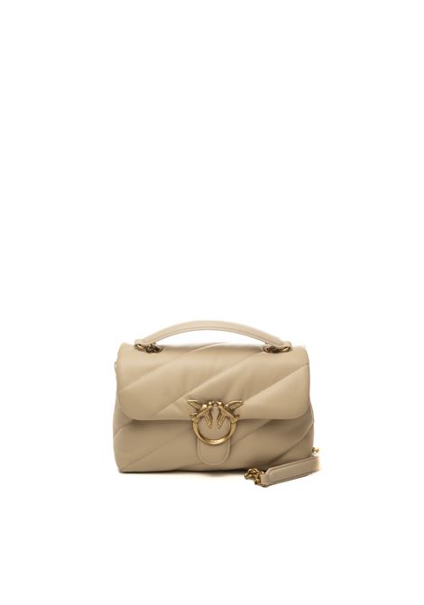 borsa a spalla love puff beige PINKO | 100038-A0F2LOVE PUFF-C50Q